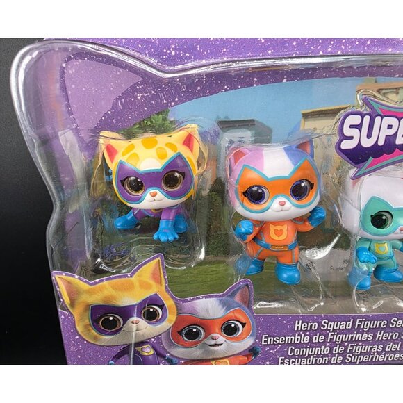 Disney Junior Super Kitties Hero Squad 5-Figure Set Ginny Buddy Bitsy Sparks - Picture 2 of 6